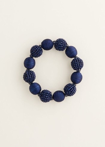 Phase Eight Beaded Stretch Jewellery Navy Canada | UTFGLM-512